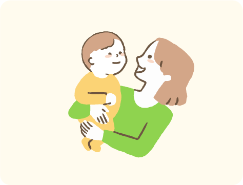 読話(どくわ)をする親子